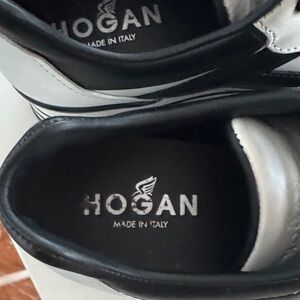 Hogan Monochrome Leather Sneakers